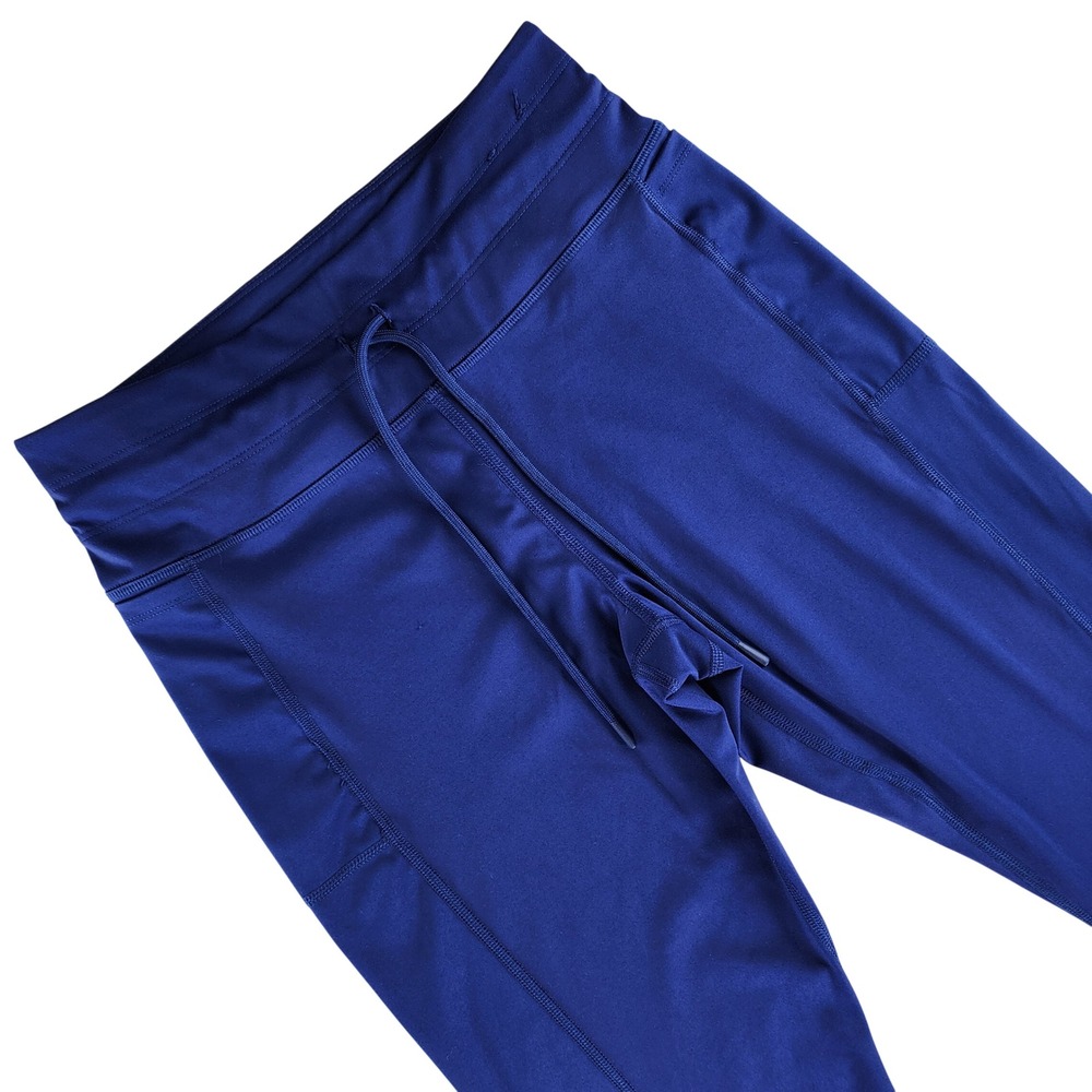 Lole Joggers Women Medium Royal Blue Athletic Stretch Nylon Elastane